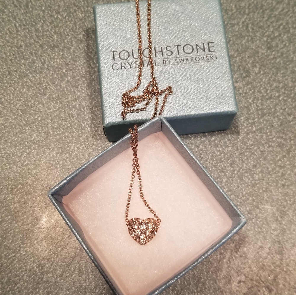 Touchstone crystal necklace